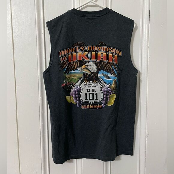 Harley Davidson cut off shirt - Picture 3 of 4